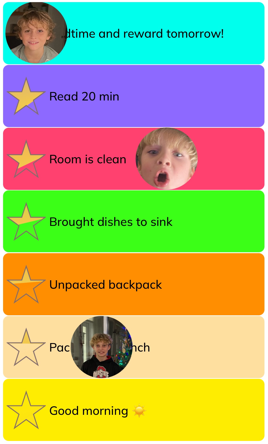 Example custom Kidlatta chart idea 3